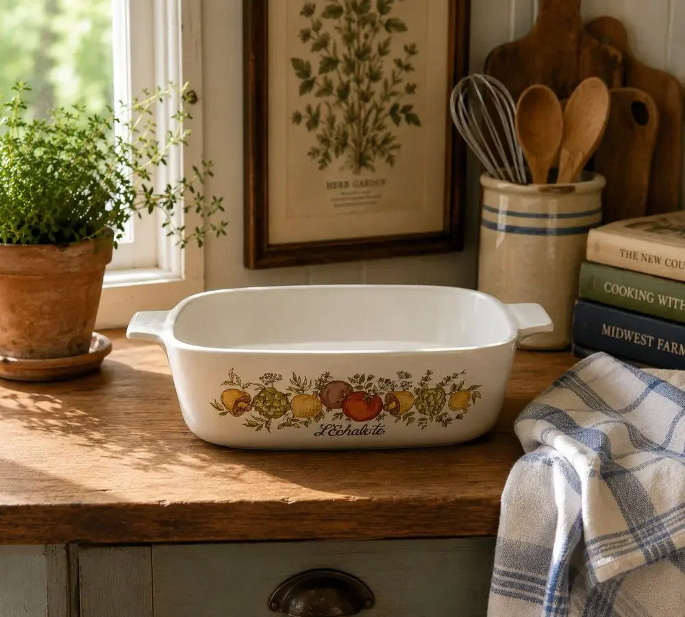 Vintage Corning Ware Spice of Life Casserole Dish 1 Liter No Lid